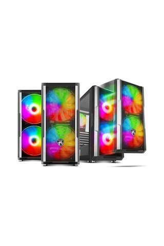 Green Grıffın G4 2X200 Mm 1X120 Mm Argb 2X3.2 2X2.0 Usb Kumandalı Oyun Kasası Psu Yok