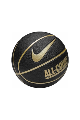 Nike Everday All Court 8P Basketbol Topu 7 Numara Siyah Altın