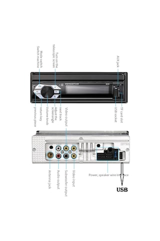 Exvol İndash 7 İnc Double Teyp 3 Usb'li Dokumatik 1080p+kamera