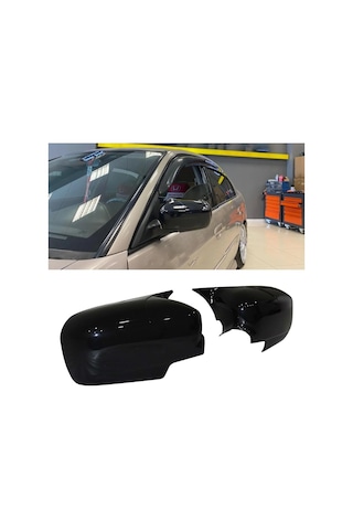 Honda Civic Vtec 2 Batman Yarasa Ayna Kapağı Parlak Siyah Abs 2002 2003 2004 2005