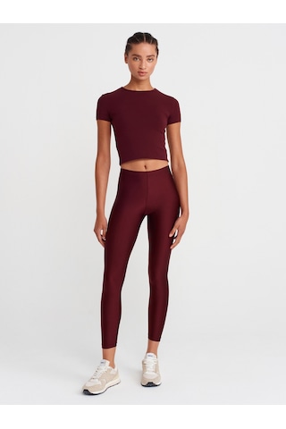 Dilvin 4001 Naylon Tayt-bordo Bordo