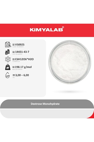 Kimyalab Glikoz Monohidratdekstroz Glucose Monohydrate 500 G