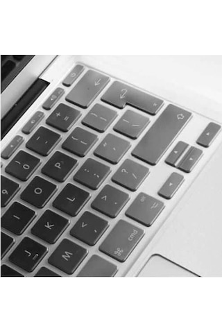 Apple Uyumlu MacBook Si̇Li̇Kon Klavye Koruyucu Tr