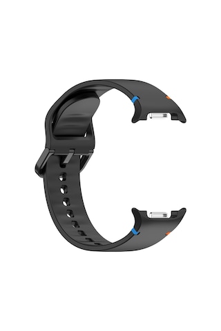 Samsung Galaxy Watch 8 Classic 47mm İle Uyumlu Metal Tokalı Spor Silikon Kordon