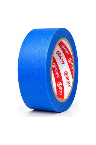 Bumy Mavi Maskeleme Bandı 48 Mm X 30 Metre Marin Boya Bantı Isıya Dayanıklı Bant Kağıt Bantları