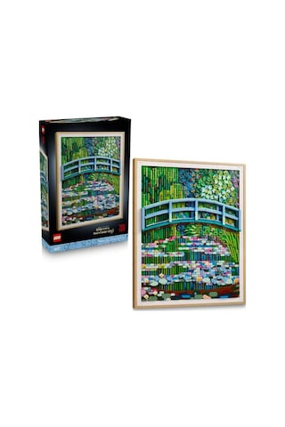 Lego Art Claude Monet Nilüfer Gölü Üzerinde Köprü 31220