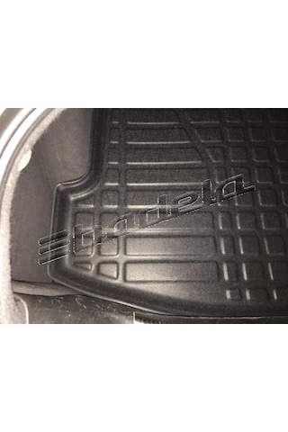 Vw Bora 1999-2005 Uyumlu Bagaj Paspası Havuzlu Kokusuz Kaucuk 3D