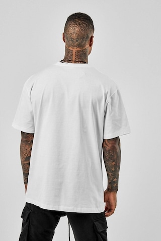 Erkek Beyaz Oversize Muhammad Alı Baskılı T-shirt Beyaz-66472