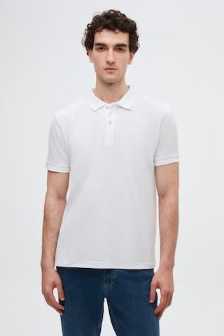 D's Damat Ds Damat Regular Fit Beyaz %100 Pamuklu Uzun Ömürlü Kıvrılmaz Polo Yaka Nakışlı T-shirt 4hc14ort51000 Beyaz