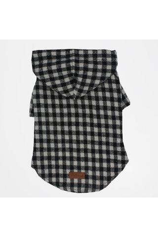 Pawstar Beyaz Ekose Oduncu Kedi Köpek Gömleği