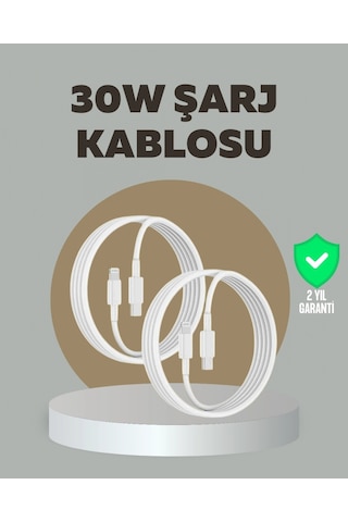 Apple Apple iPhone Apple Apple iPad Airpods Uyumlu 30w Type-c To Lightning Kablo