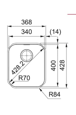 Franke Srx 110-34 Çelik Tezgah Altı Eviye