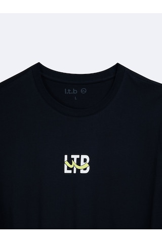 Ltb Logo Baskılı Lacivert T-shırt Lacivert