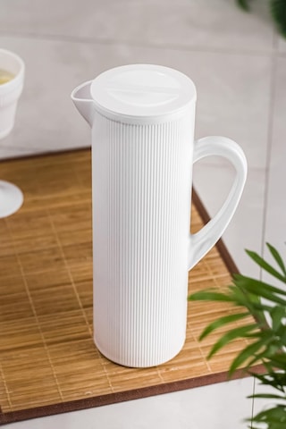 Arkilik Barok 1,5 L Beyaz Sürahi -Buzdolabı Kapak Rafına Sığar