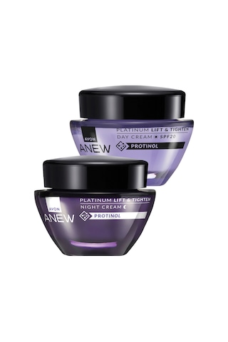 Avon Anew Platinum Lift & Tighten Gece Ve Gündüz Krem Seti