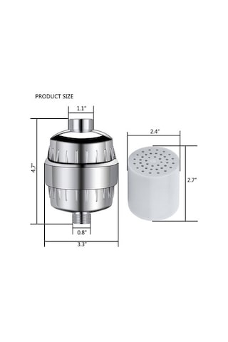 Mak Supply Plus Duş Filtresinin Kartuşu Daha Etkilidir Beyaz