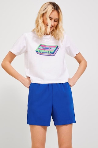 Jack & Jones Jjxx Jxsally Reg Oneck Ss Tee Beyaz Kadın Kısa Kol T-shirt 000000000101961821 Beyaz