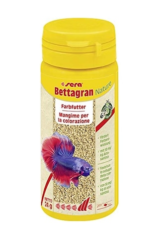 Sera Bettagran Doğa 50 Ml 24 G - 50 Mg/kg Besleyen Doğal Astaksantin Betta İçin İnce Granüller, Akvaryum Tetralar