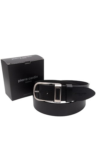 Pierre Cardin Deri Erkek Kemer En 4 Cm Pc-500svn Siyah
