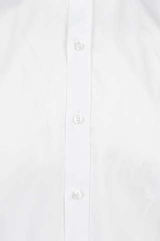Hatemoğlu Beyaz Slim Fit Uzun Kollu Açık İtalyan Yaka Saten Gömlek 29694 4111993