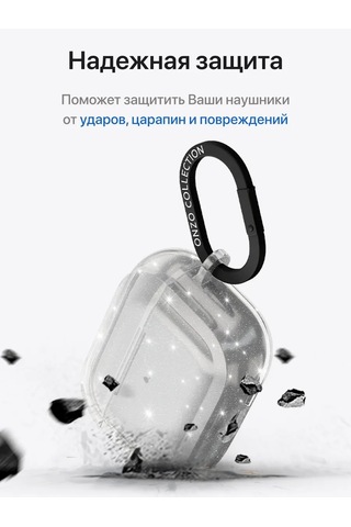 Onzo Airpods Uyumlu Pro 2 İçin Şeffaf Kılıf Parlak 301595028 Beyaz