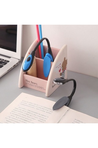 Okuma Işığı Led Booklight Kıskaçlı Pilli Model Led Işık