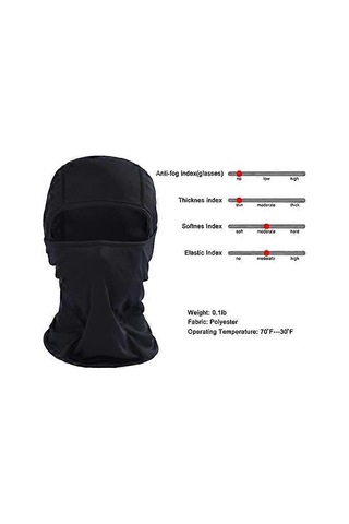 Maske, Yumuşak Nefes Alabilir Çok Fonksiyonlu Rüzgar Geçirmez Motosiklet Bisiklet Balaklava Taktik Şapka Elastik Kayak Maskesi Diğer