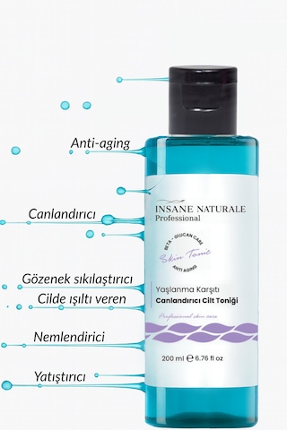 Insane Naturale Canlandırıcı Tonik 200 ML