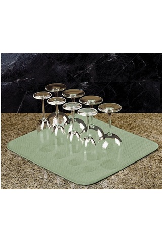 Vkemall Ultra İnce Elyaf Mutfak Paspası - Su Emici, Dayanıklı Ve Pratik Siyah Masa Örtüsü Siyah