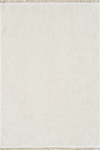 Venti 191460 Krem - Sadelikten İlham Alan Modern Halı Mavi