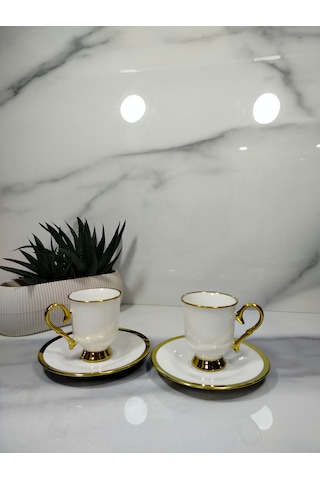 Yolande Racine 2 Kişilik Kahve Fincanı Takımı - 90 Ml