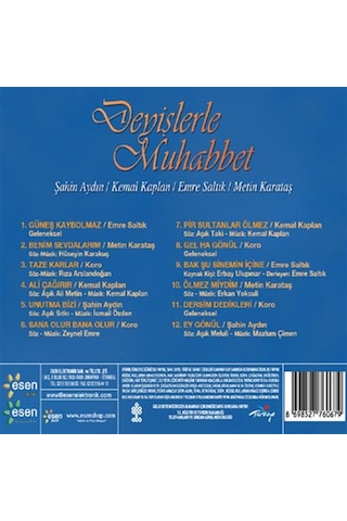 Deyişlerle Muhabbet- Emre Saltık / Metin Karataş / Şahin Aydın / Kemal Kaplan Cd