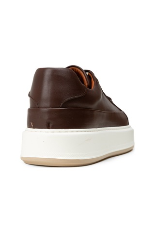Deery Erkek Hakiki Deri Kahverengi Sneaker Ayakkabı - E4482mkhvc01