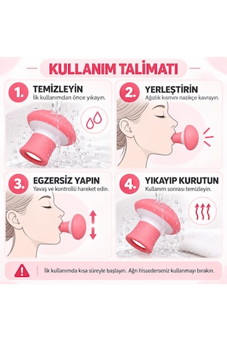 Şekilli Yüz Eğitici - Çene Şekillendirme & Sıkılaştırma Aracı 94334337