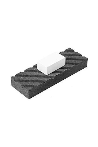 Ximistore9 Taş Zımpara Seti - Zımpara Taşı Düzeltici İle Yuvalı Sabitleyici - Çelik Aletlerin Keskinliği İçin Zımpara Takımı