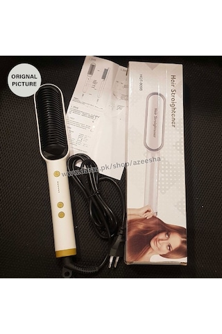 Venturemart Seramik Isıtmalı Saç Düzleştirici Otomatik Çalışma Saç Fırçası Saç Hqt909b