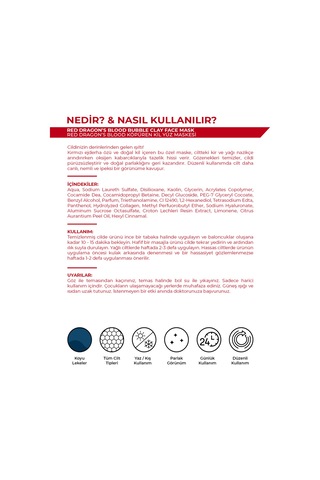 Red Dragon Bubble Clay Yüz Maskesi Tazelenme Parlaklık Nemli Ve İpeksi Köpüren Yüz Maskesi 100 Ml - 807875813