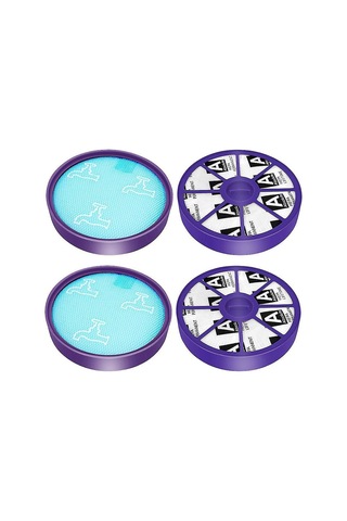 Yifomall Dc19/dc20/dc21/dc29 İçin Yıkama Eliyebilen Ön Ve Arka Hepa Filtre Seti 2 Ön + 2 Arka Filtre