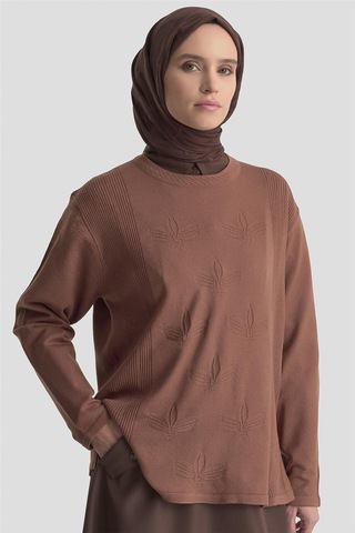 Armine Desenli Kazak 25kd7010 Gül Kurusu Gül Kurusu