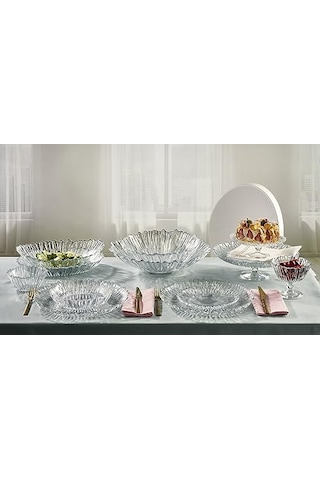 Paşabahçe Aurora Oval Dekoratif & Servis Tabağı - Tekli Çok Renkli