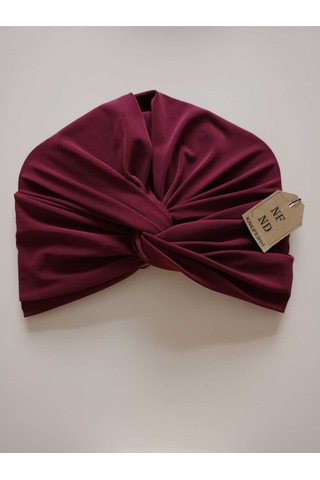 Dış Bone Hazır Geçmeli Tarz Tesettür Bordo Hijab Sosyete Bone Süslü Sandy Kumaş Çok Renkli