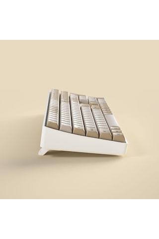Aigo A108 Milky Brown İngilizce Yellow Switch Mekanik Gaming Klavye