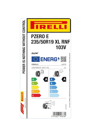 Pirelli Pzero E Elt Rft Xl 235/50r19 103v Yaz Lastiği - 2026