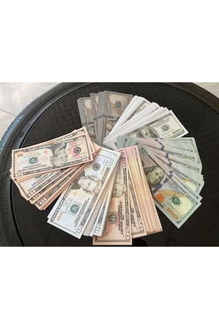 Aykar 300 Adet Karma Dolar Geçersiz Düğün Film Dizi Paraları (545988166)