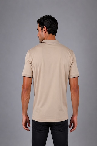 Bisse Bej Çerçeve Polo Yaka Fermuarli T-shirt Ts26y26102 C07