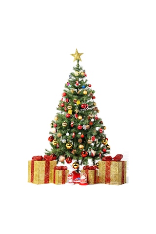 Waldern Premium Luxury Series 150 cm 300 Dal Yılbaşı Çam Ağacı Yeşil