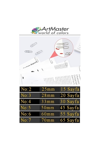 Metal Büyük Ataş 60 Mm 500 Lü 1 Paket Nikel Kaplama 55 Sayfa Kapasiteli Metal Ataş Ofis Okul Büro Dayanıklı Paslanmaz