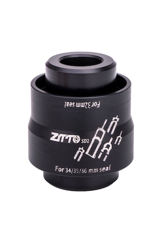 Jeemson Mtb Amortisör Fork Lastik/toz Kapak Yükleme Aracı - 32/34/35/36mm Uyumlu Siyah Plasti K Bakım Aleti Çok Renkli