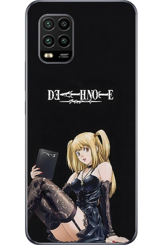 Xiaomi Mi 10 Lite Uyumlu Şeffaf Kılıf Death Note 3 Tasarımlı