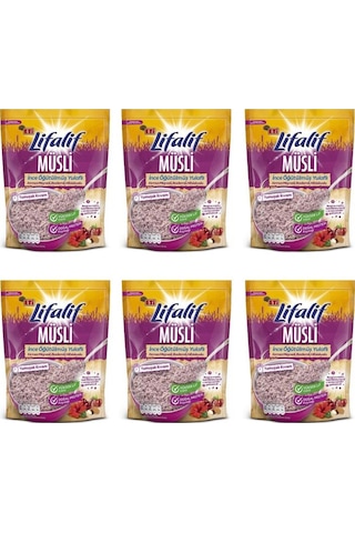 Eti Lifalif İnce Öğütülmüş Müsli Hibiskuslu 6 x 250 G